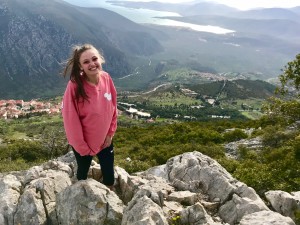 Mary on Mount Pernassus in Greece.