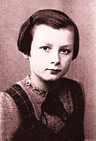 Simone Liebster as a young girl.