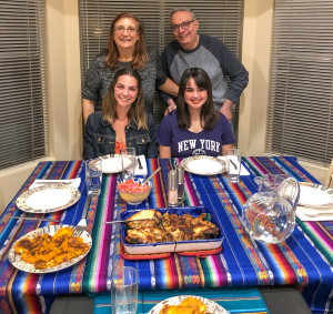 Jacqueline, front right, and the other delegate going to Ecuador, Natalie, and their country Directors Mr. and Mrs. Glickman.