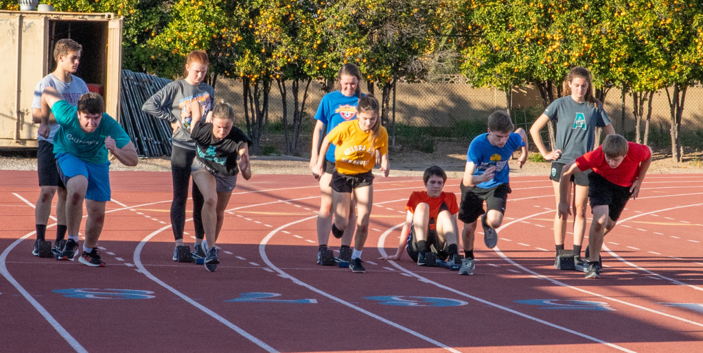 Track team only had a few workouts before the season was suspended.